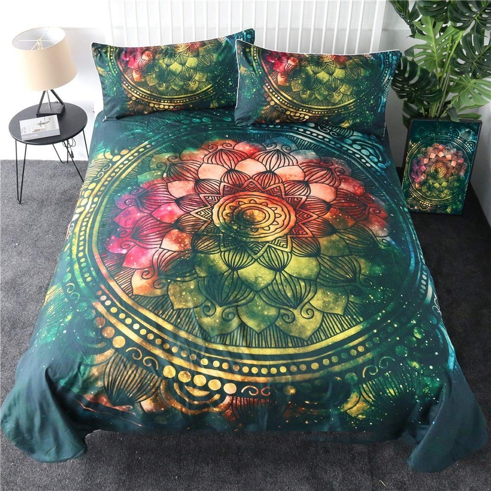 Housse de couette pour lit double 264x228 finis les draps trop courts avec cette parure 3D AB03