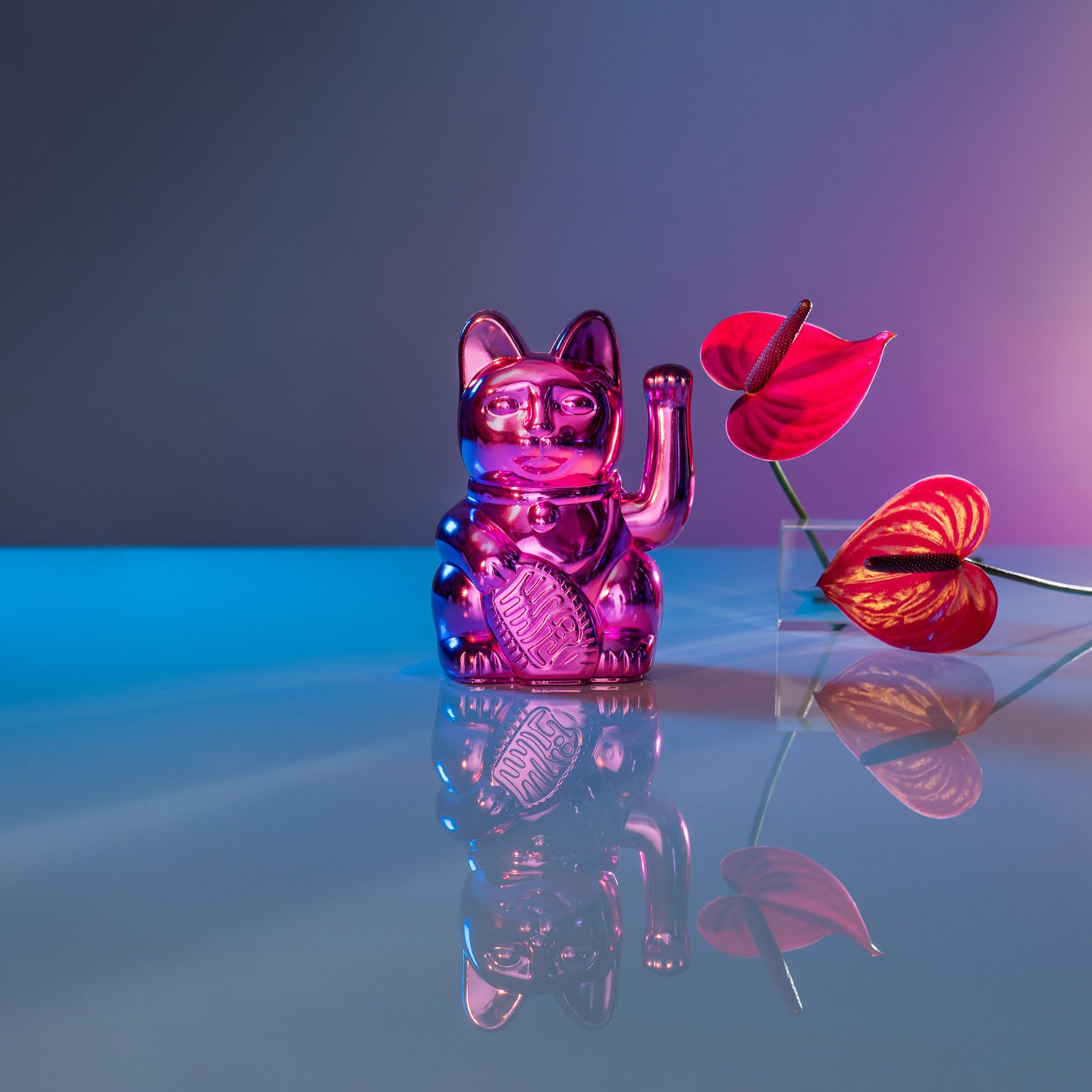 DONKEY Lucky Cat Cosmic Edition Venus Shiny Pink | Maneki Neko Cat