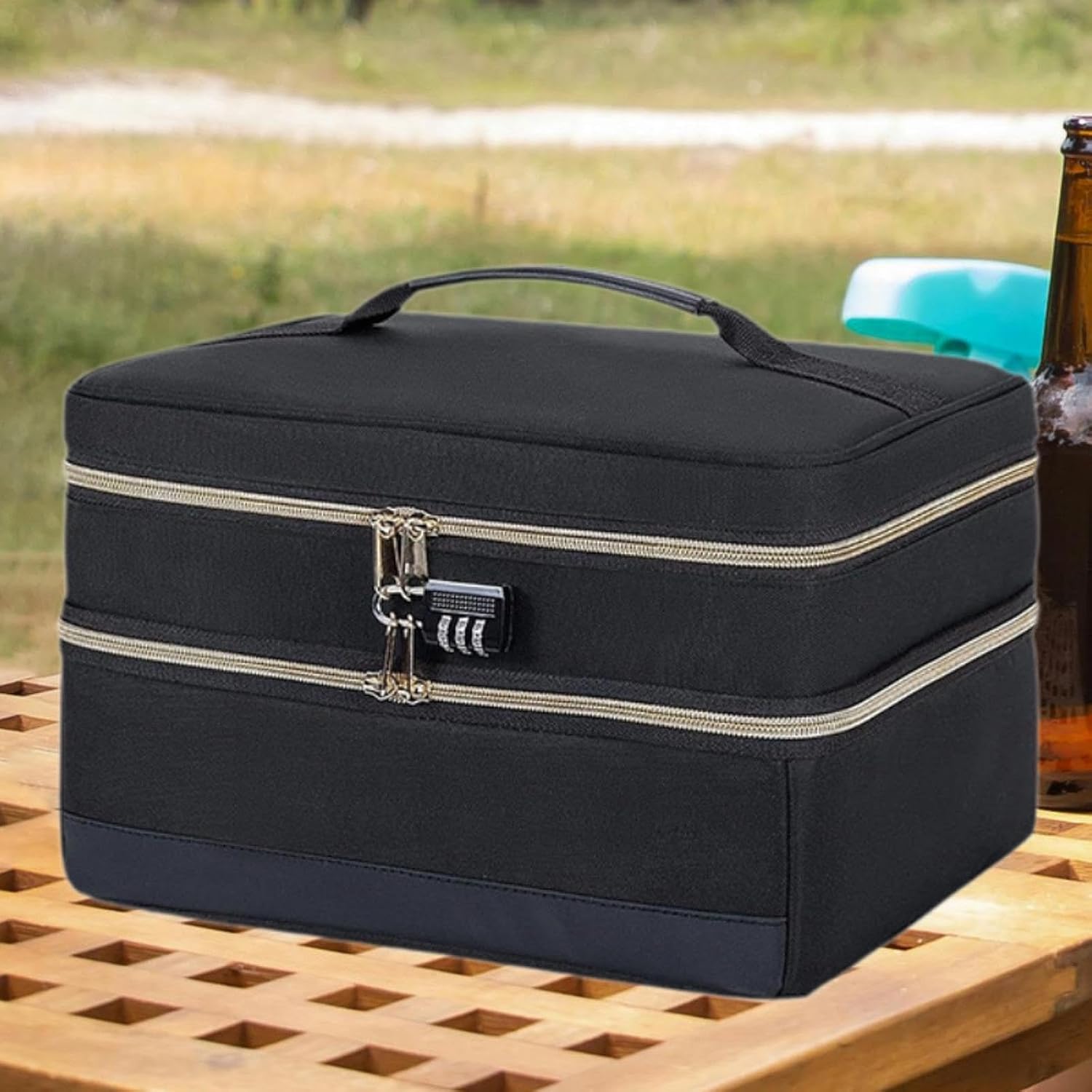Toy Storage Bag Carrying Case Multfunctional Polyester Organizer Container for Collectible Toy Diecast Car Travel Small Dolls