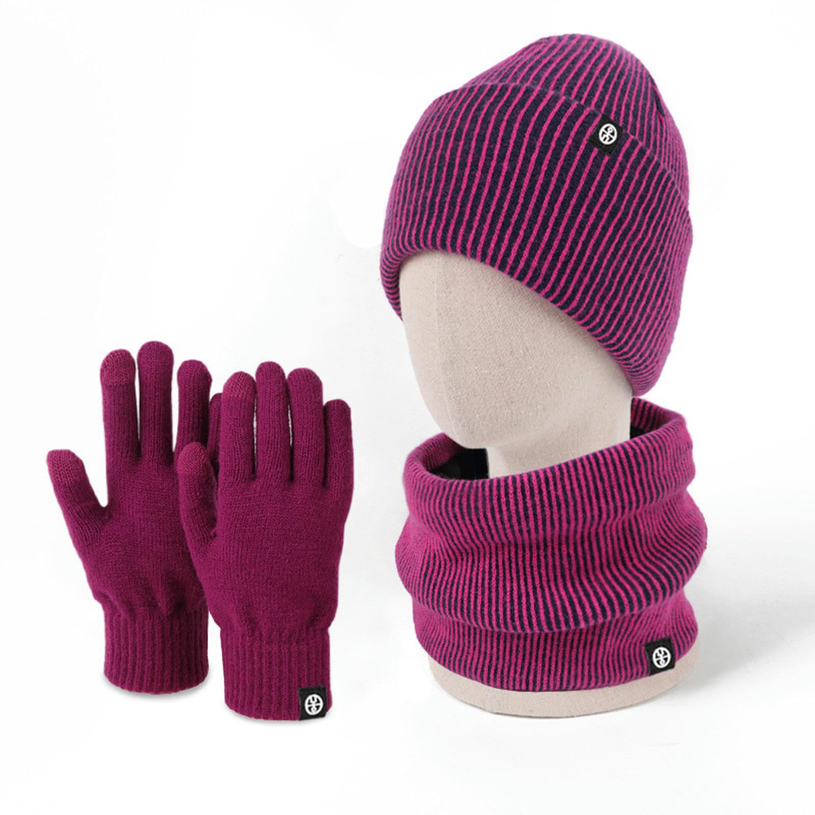 Czapka beanie dla mężczyzn kobiet zimowa czapka z mankietami z ciepłą podszewką miękka czapka narciarska unisex czapka prezenty dla mężczyzn kobiet-szara