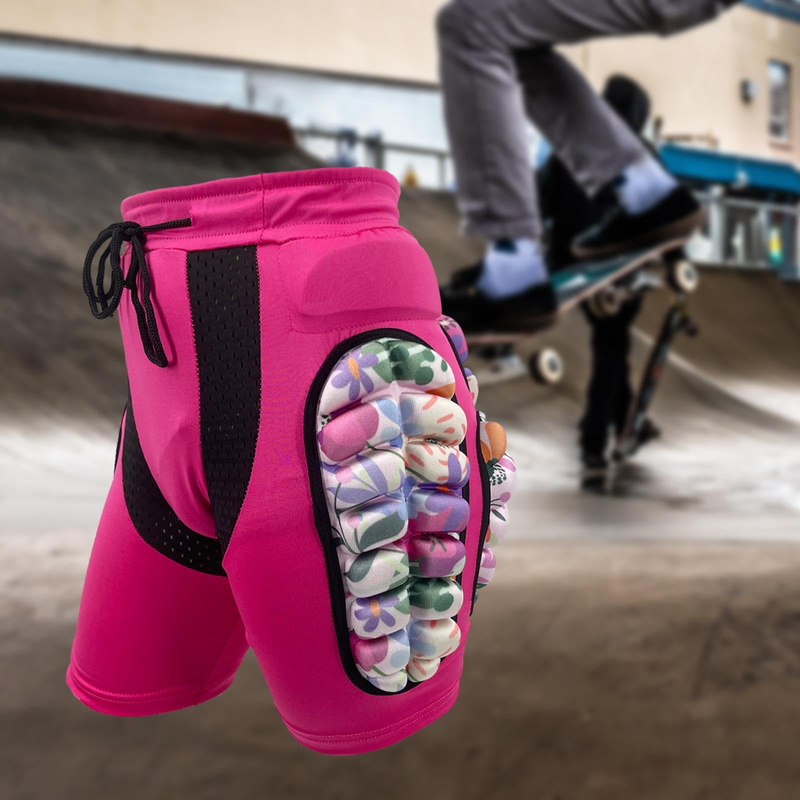 Colcolo Pantalones Cortos Acolchados de EVA para niños, Protector de Cadera