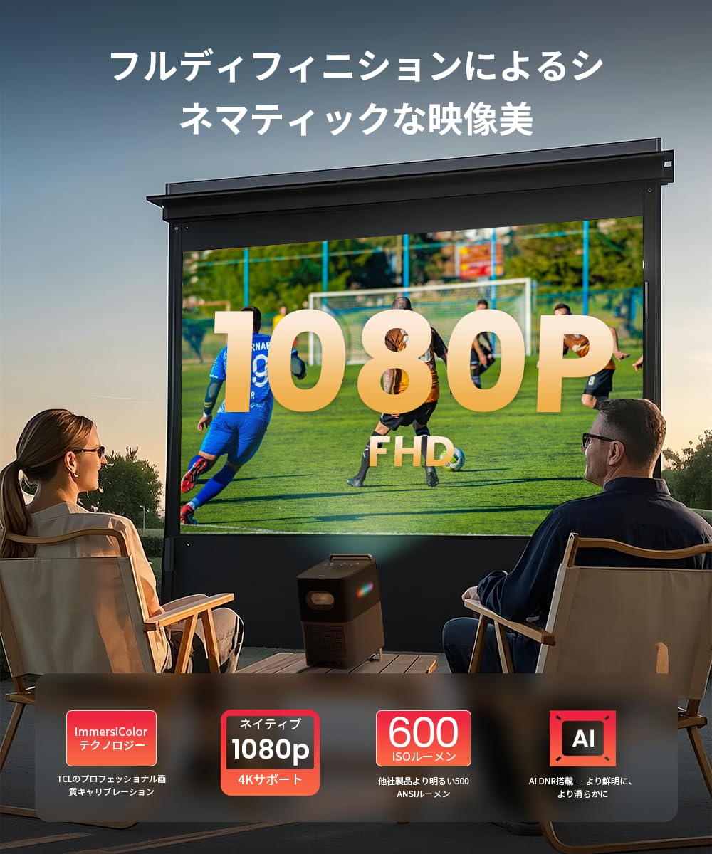 最終値下げ 新品未開封 TCL プロジェクター A1s 600ISOフルHD TCL