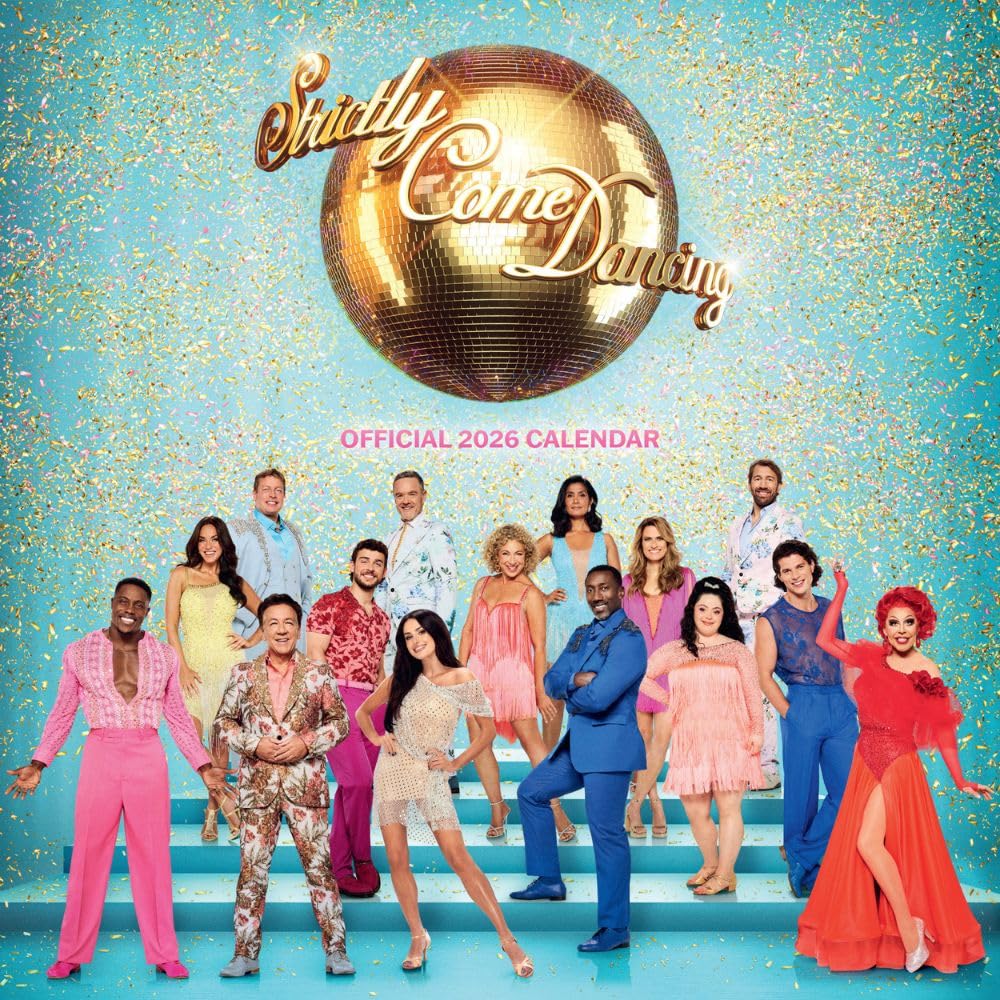 Strictly Come Dancing Calendar 2026, Wall Calendars, Month To View, Gift