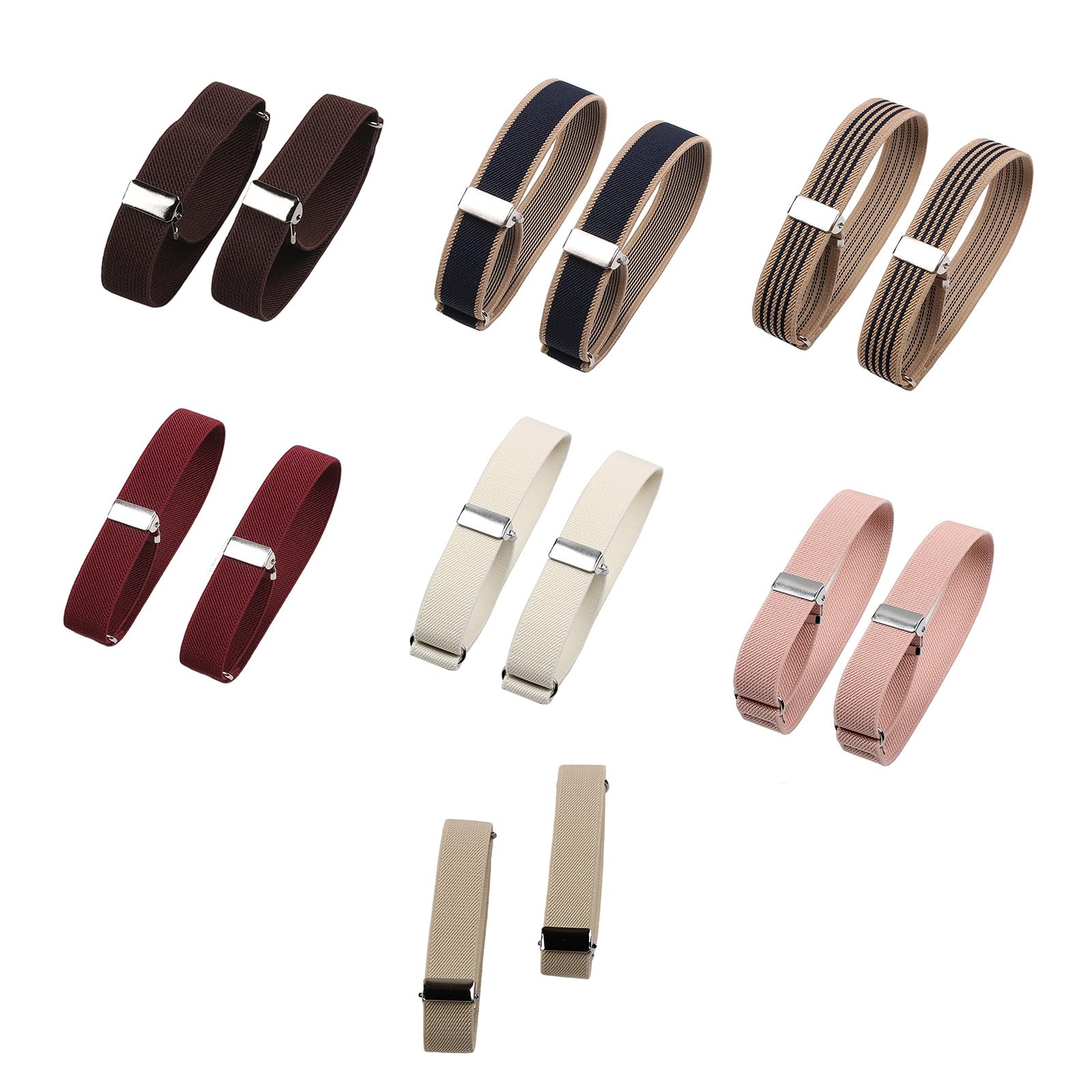 Business-Hemdärmel, Halter, Hemd, Ärmelhalter für Hochzeit, Hemd, Ärmel, Befestigungsgürtel, elastische Ärmelhalter, Hemdarmband