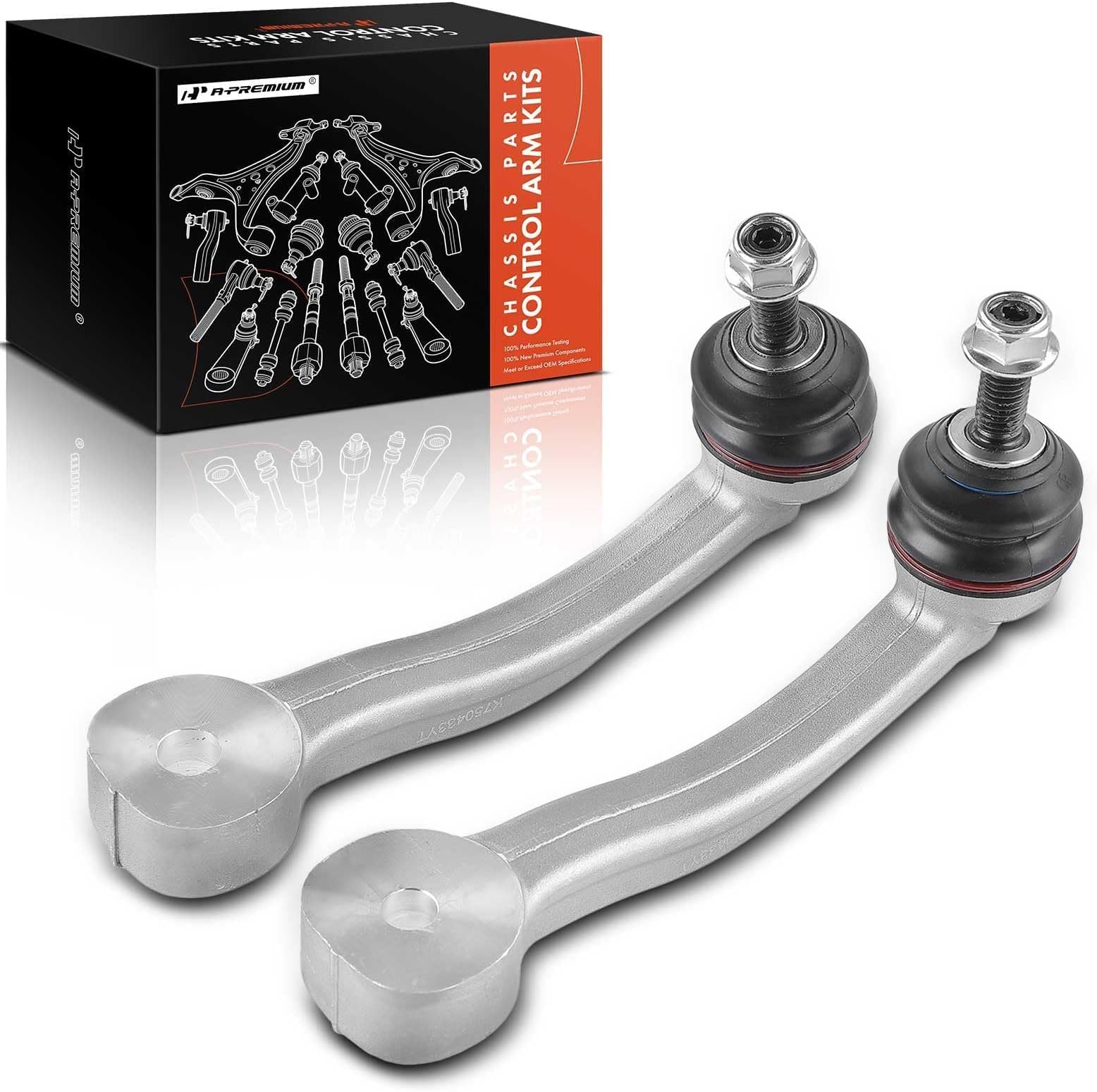 A-Premium 2 x Front Sway Bar Links Stabilizer Bar Links, Compatible with Jaguar XF & XFR-S 13-15, XFR 10-15, XJ 11-19, XJ8 04-09, XJR 04-17, F-Type 14-20, XK & XKR 07-15, XKR-S 12-15, Super V8 05-09