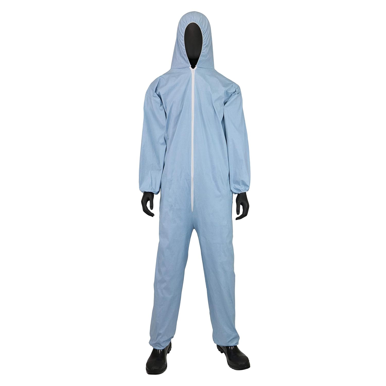 West Chester 3106 Posi FR Coverall – [Pack of 25] Large, Safety Wear Overall with Zipper Front, Elastic Ankle and Wrist