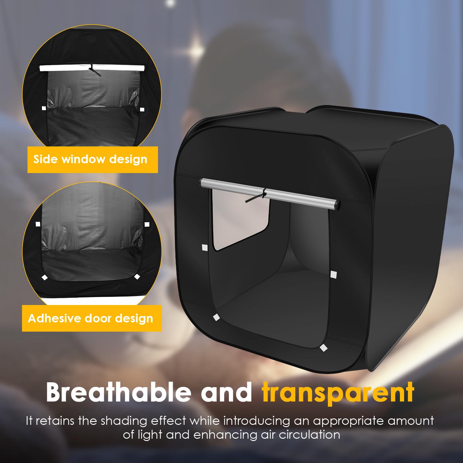 Sensory Tent,Pop Up Sensory Tent with Travel Carry Bag - Image 3