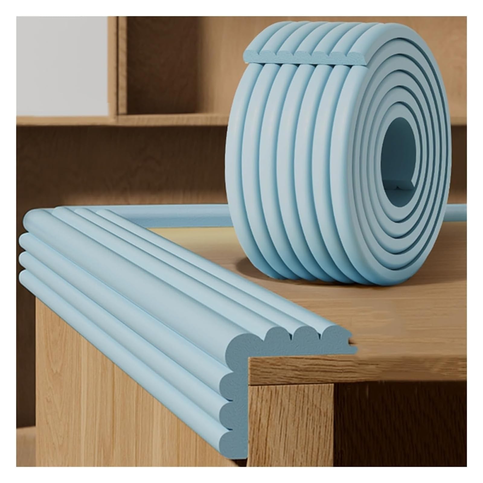Protector de Esquinas para Bebé Tiras De Seguridad De Espuma De 8 Cm De Ancho, Protector De Esquinas Y Bordes De 8 Mm De Grosor, Protectores De Mesa Autoadhesivos, Esquinas, Cojín, Parachoques For Mue