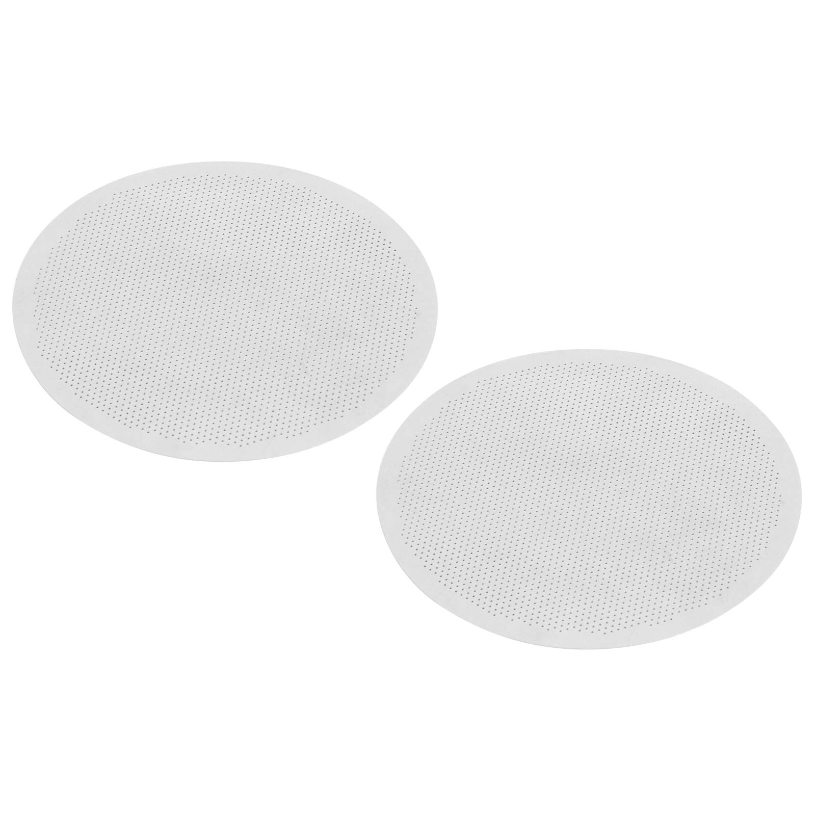 Koffiefilter, herbruikbare zeef, roestvrijstalen druppelfilters kegel papierloze permanente zeef, houdt de natuur smaak, gemakkelijk te gebruiken en schoon (grijs
