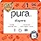 Pura Hypoallergenic Diapers, Size 1 (4-11lbs), Newborn, Totally Chlorine Free, Wetness Indicator, Suitable for Sensitive Skin, Soft Organic Cotton Comfort, Overnight, 3 Packs of 32 (96 Baby Diapers)