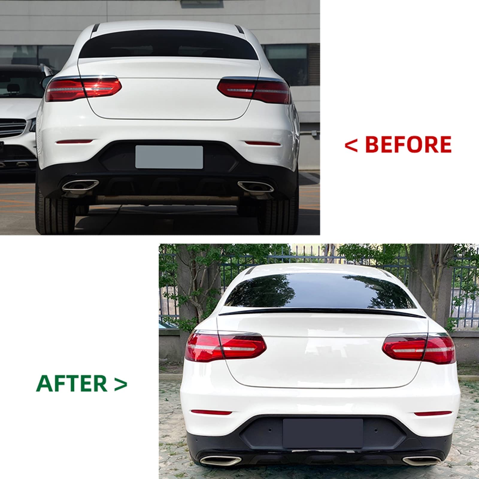Alerón trasero para maletero para Mercedes Benz GLC Coupe C253 GLC260/300 2016-2022 AMG