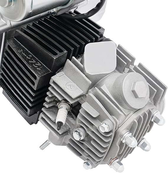 110CC 4 Stroke Engine Motor, Electric Start Automotive Engine Motor, Auto Transmission Single Cylinder 2-Valve Air Cooled Engine Factory Engine Replacement Kit for ATV GO Karts 308-999003