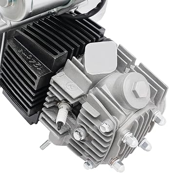 110CC 4 Stroke Engine Motor, Electric Start Automotive Engine Motor, Auto Transmission Single Cylinder 2-Valve Air Cooled Engine Factory Engine Replacement Kit for ATV GO Karts 308-999003