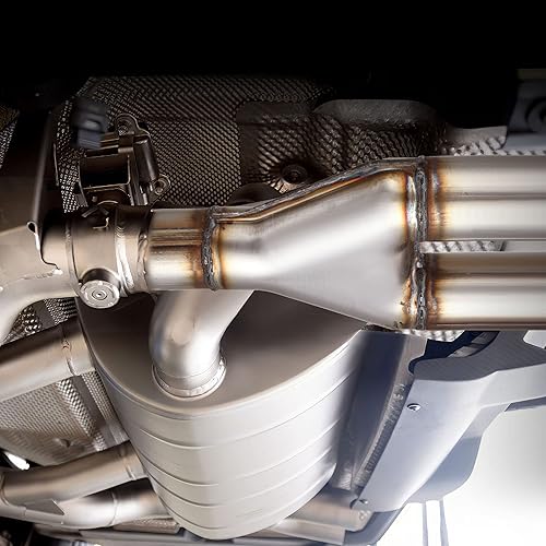 Miniatura 5 de AUTOSAVER88 Tubo en Y de escape de acero inoxidable de 2 pulgadas, conector adaptador de escape simple de 2" a dual de 2", longitud total de 10",