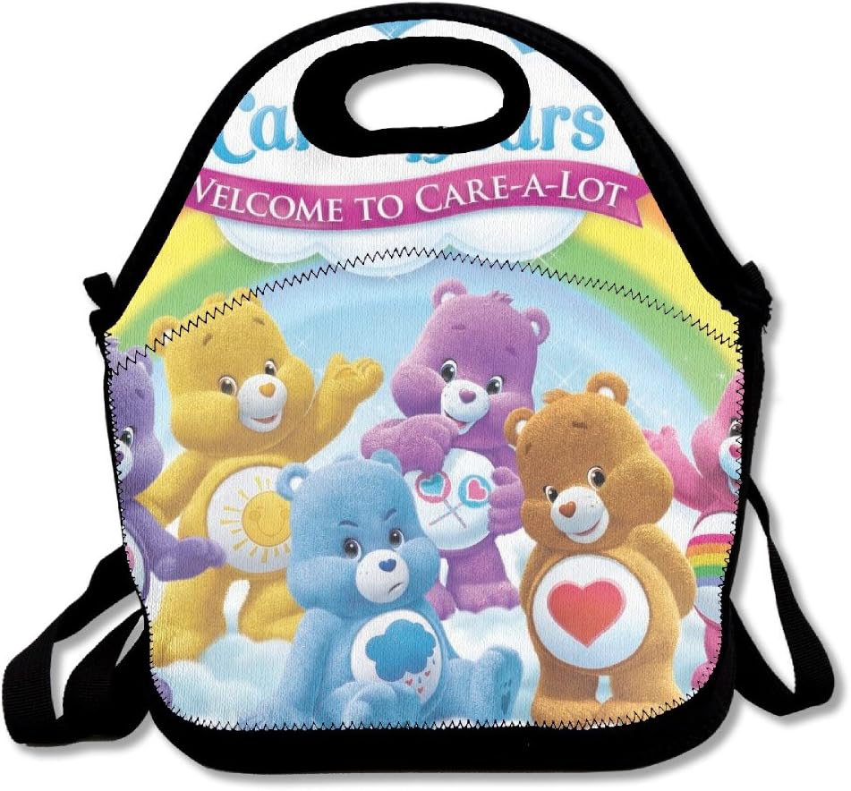 Rainbow Care Bears Travel Tote Lunch Bag