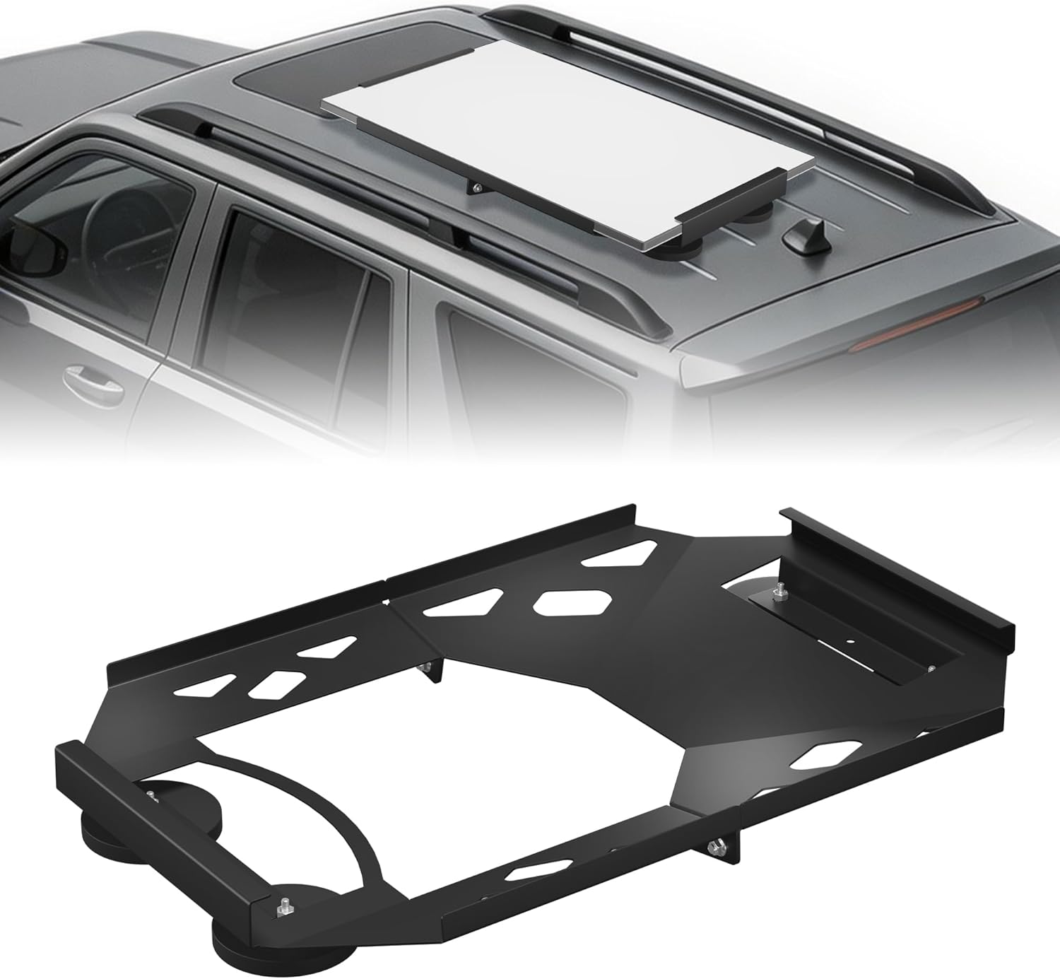 for Starlink Gen 3 Flat Magnetic Mount Kit,Ultra Strong 220lbs Quick Release Starlink Standard Dish Roof Mount,Designed for Vehicles,Boats,RV and Overlanding,Stainless Steel,Black