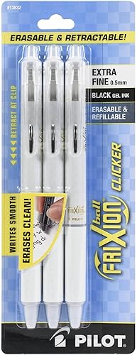 PILOT BOLÍGRAFO FRIXION CLICKER NEGRO 3/PK