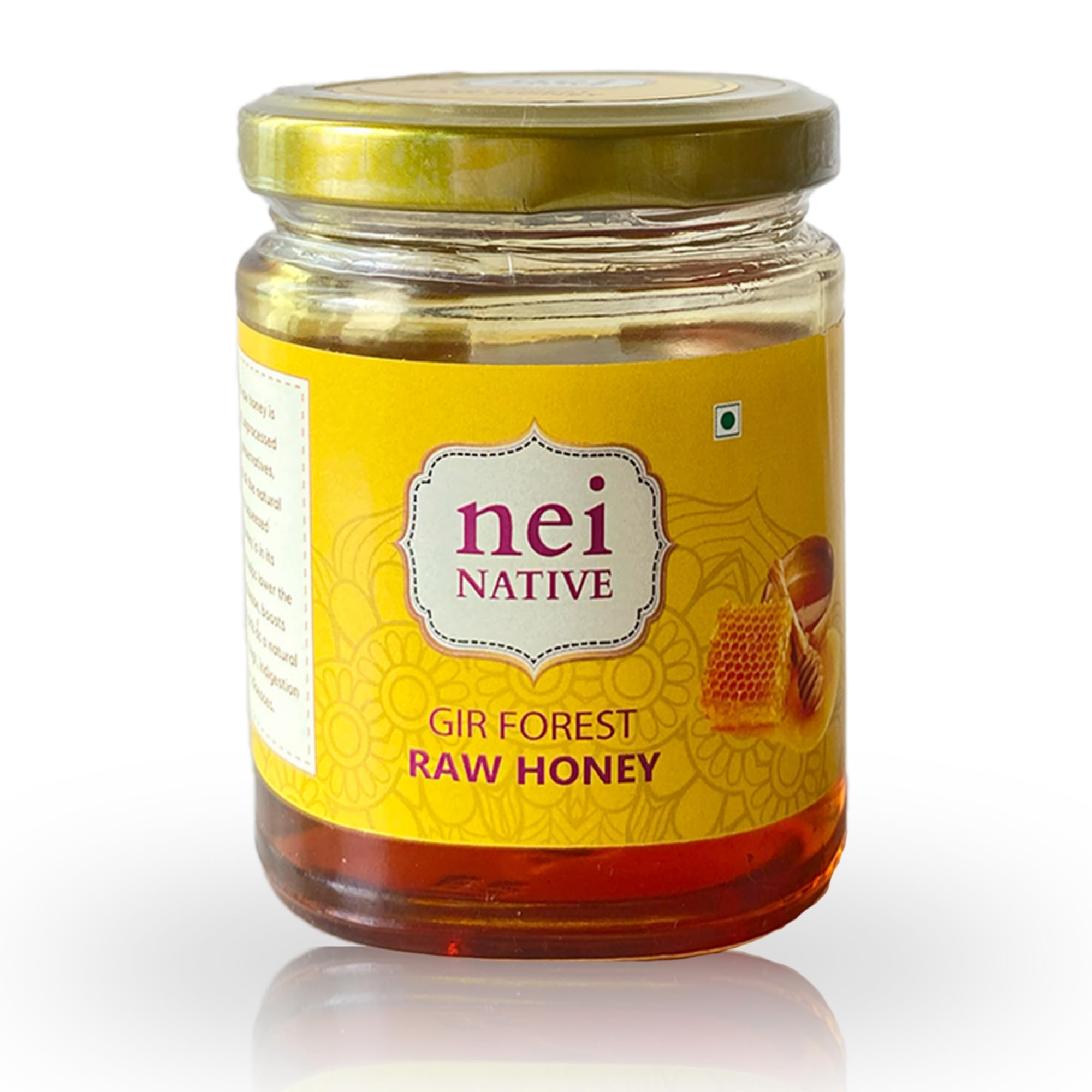 Nei Native - Gir Forest Honey | Pure Gir Forest Honey | Purest form of wild forest organic Honey | Raw Honey | 100% Natural | Unprocessed | Brown - 500ML (B0C85VWDQ7) Amazon Price History, Amazon Price Tracker