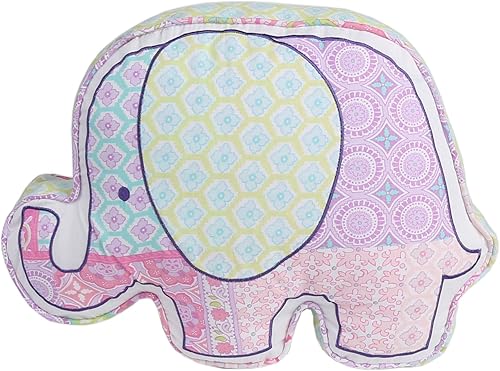 Cozy Line Home Fashions Almohada decorativa en forma de elefante
