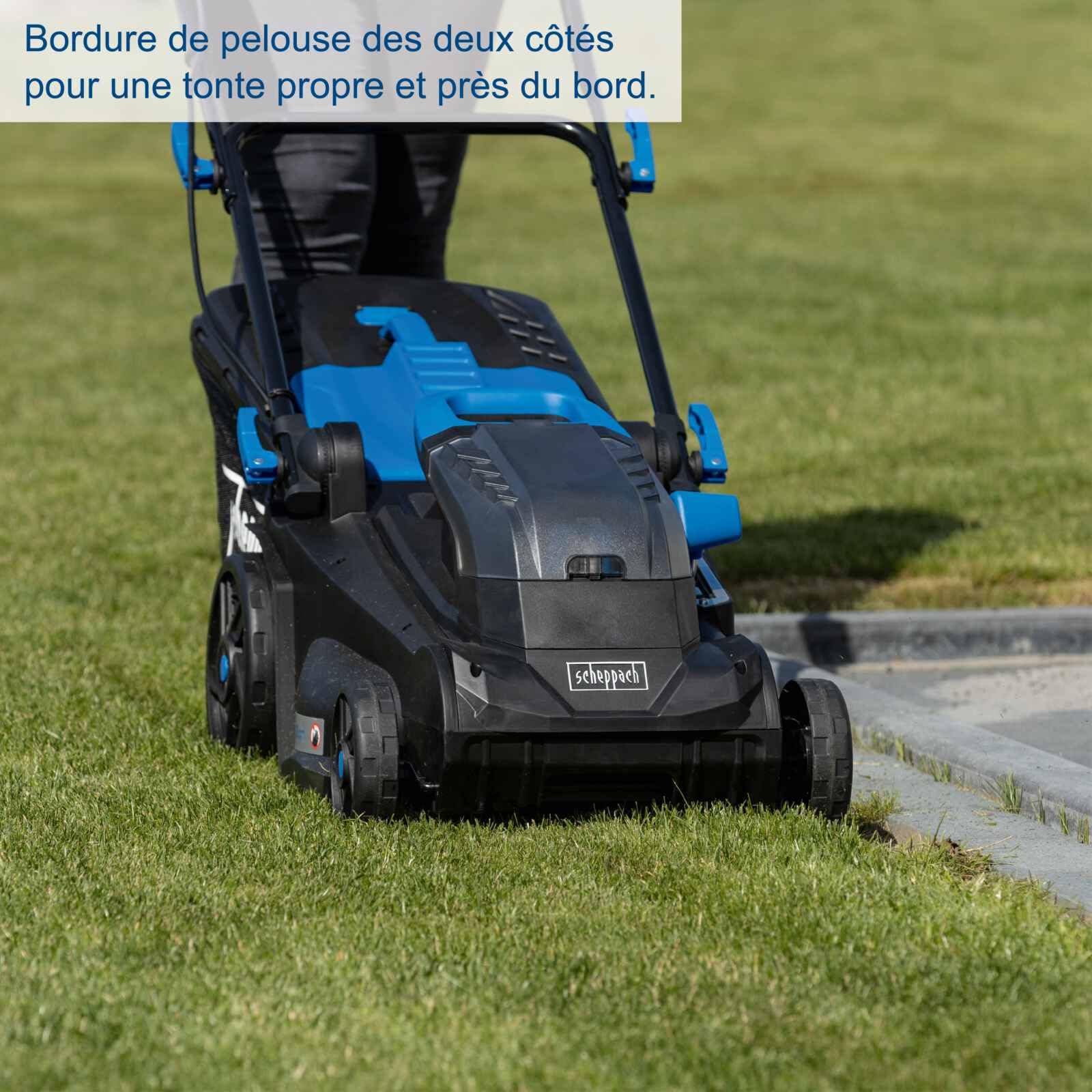 Scheppach Tondeuse à Gazon sans Fil BC-MP380-X 20V Brushless-Série 20V-IXES