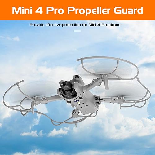 Miniatura 2 de O'woda Protector de hélice para DJI Mini 4 Pro, anillos de protección de hoja semicerrados CW y CCW, protector compatible con accesorios DJI Mini 4