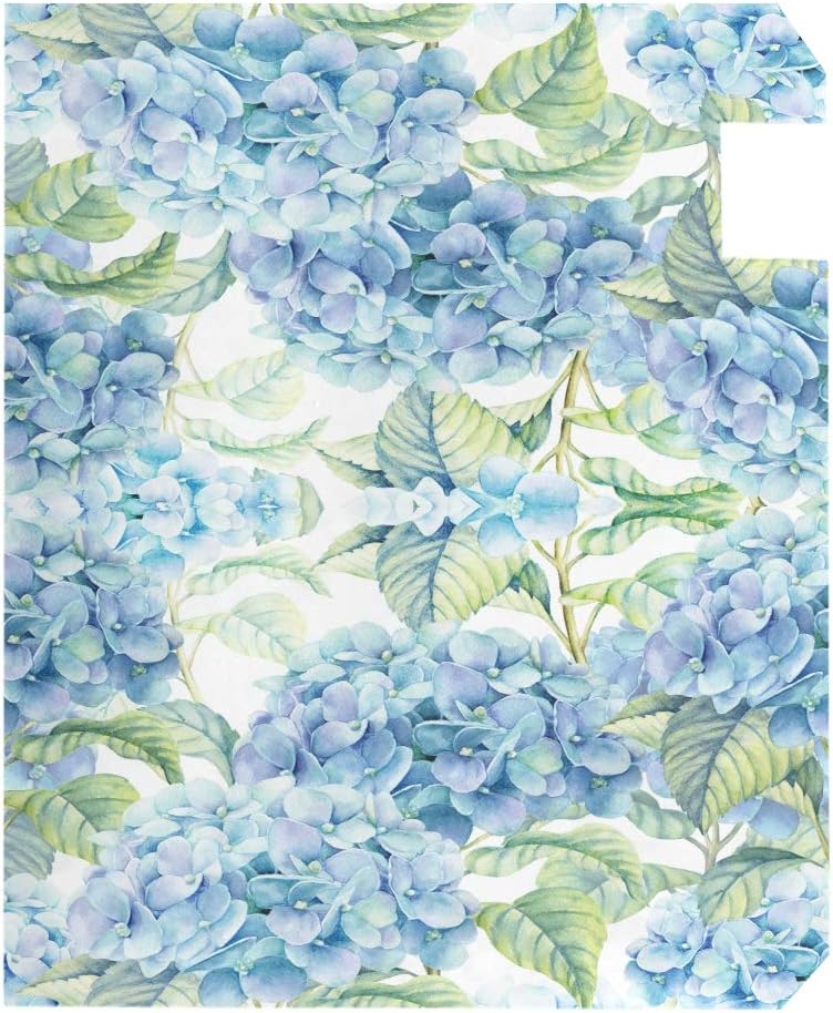 WOOR Hydrangea Watercolor Magnetic Magnetic Mailbox Cover Oversized for Garden Yard Outdoor Decorations-25.5" x20.8