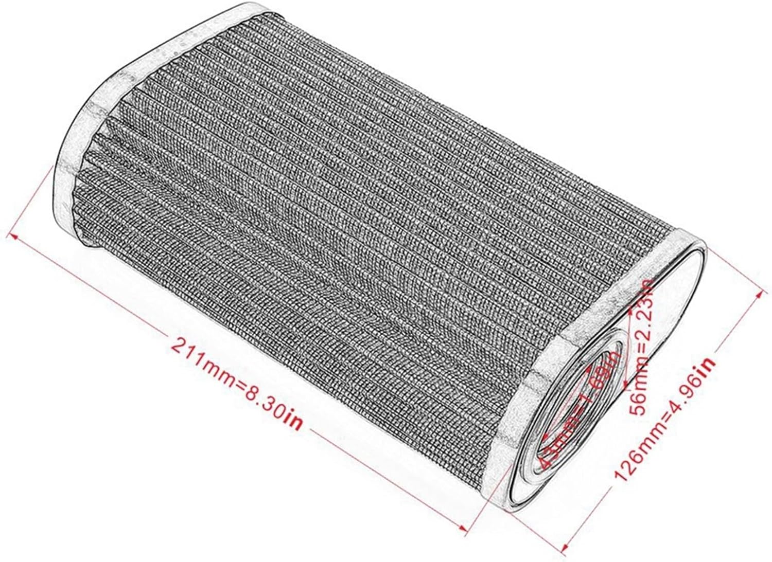 Air Filter Element Cleaner Replacement For CBR1000RR CBF1000 CB1000R 08-18