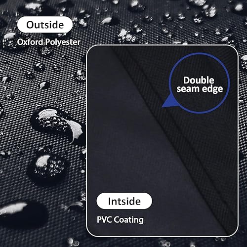 Miniatura 3 de Funda para parrilla Blackstone de 17 pulgadas 1971, 17 pulgadas sin campana, material mejorado 600D resistente al desgarro, cubierta de parrilla