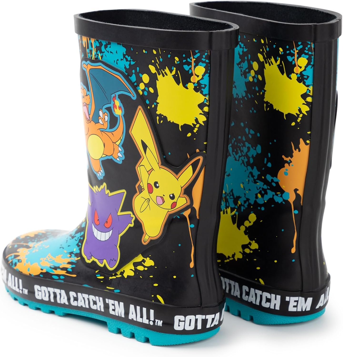 Pokémon Charizard Pikachu Gengar Boys Multicoloured Storm Boots | Pokemon Merch