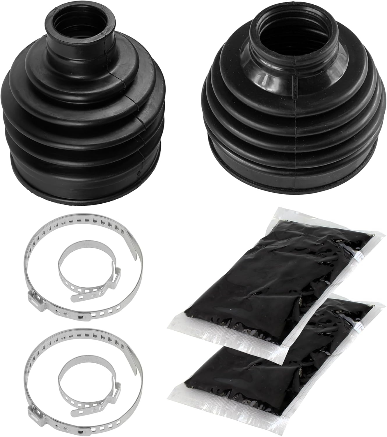 Caltric Front Drive Shaft Boot SET Compatible with Kawasaki 49006-1293 49006-1294 1997-2002