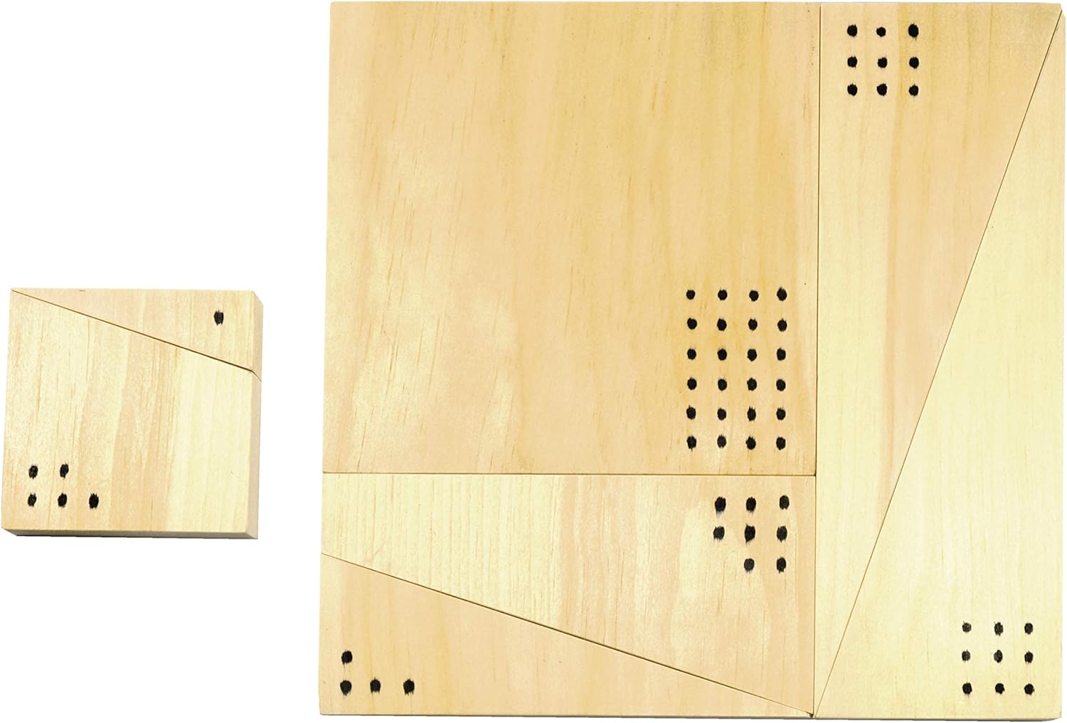 EISCO Pythagorean Theorem Puzzle Kit - Activities Designed for Young to Advanced Learners - STEM Learning - Basic Shapes, Similarity, Geometry & Algebraic Proofs - Garage Physics