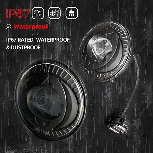 Miniatura 2 de Faros antiniebla LED compatibles con Chevy Suburban Tahoe 2007-2014, Avalanche Camaro 07-13, Colorado Silverado 15-16, GMC Acadia Yukon XL Sierra