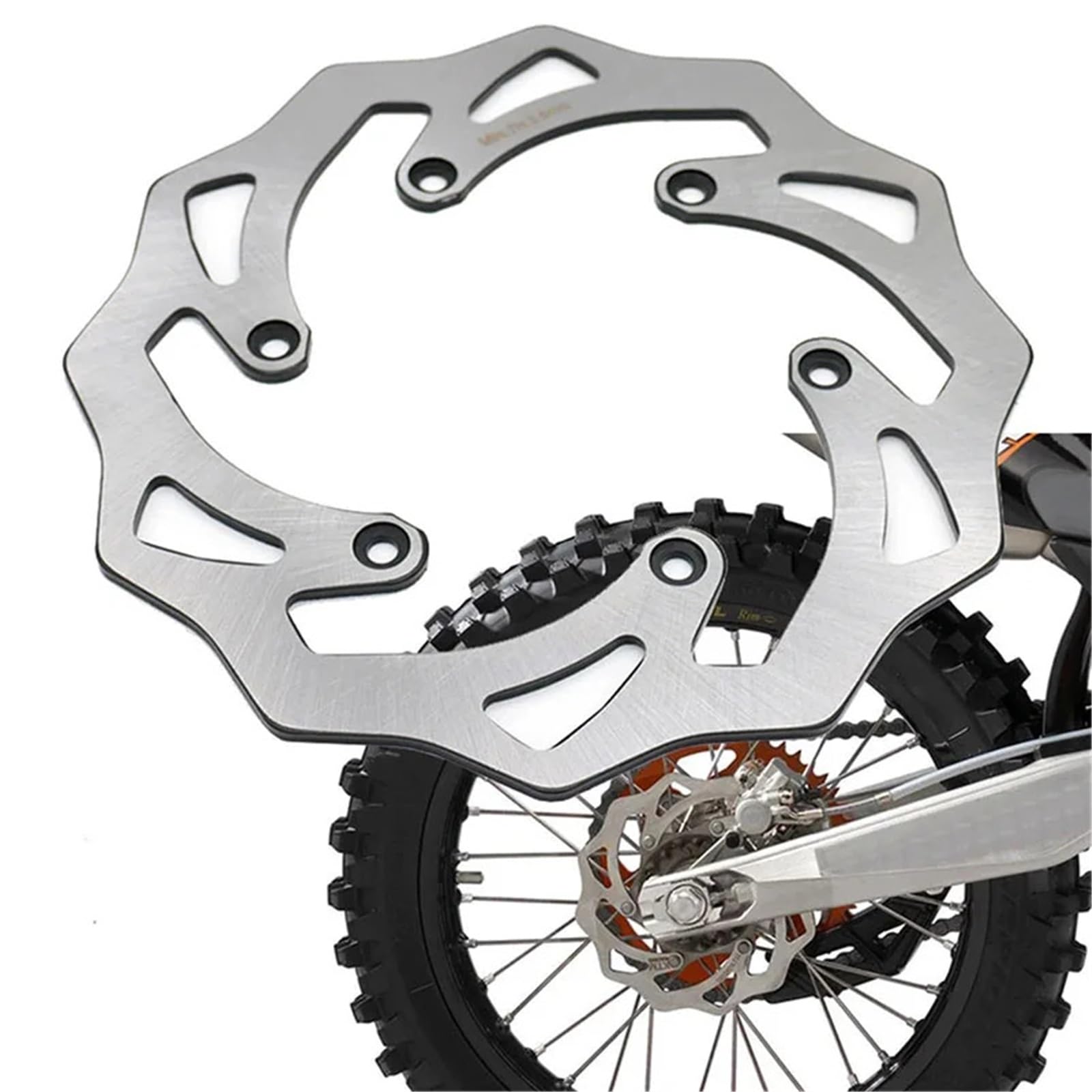 Dischi Freno Anteriore Dischi freno da 260/220 mm adatti per KTM TPi EXC 300 EXC-F 350 SX 125 SX-F 450 XC 200 400 XCF EXC 500 EXC-F 6D 1994-2022(After)