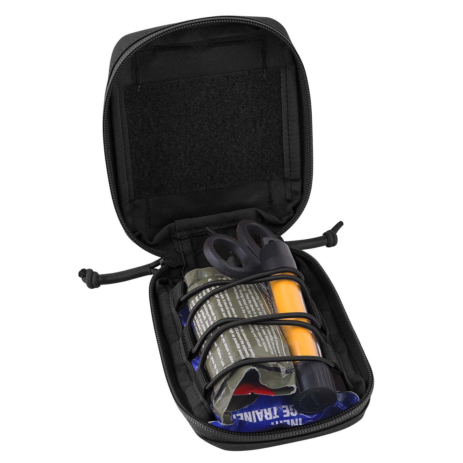 KRYDEX GEAR Tactica Medical IFAK Pochette de premiers secours pour traumatisme Noir