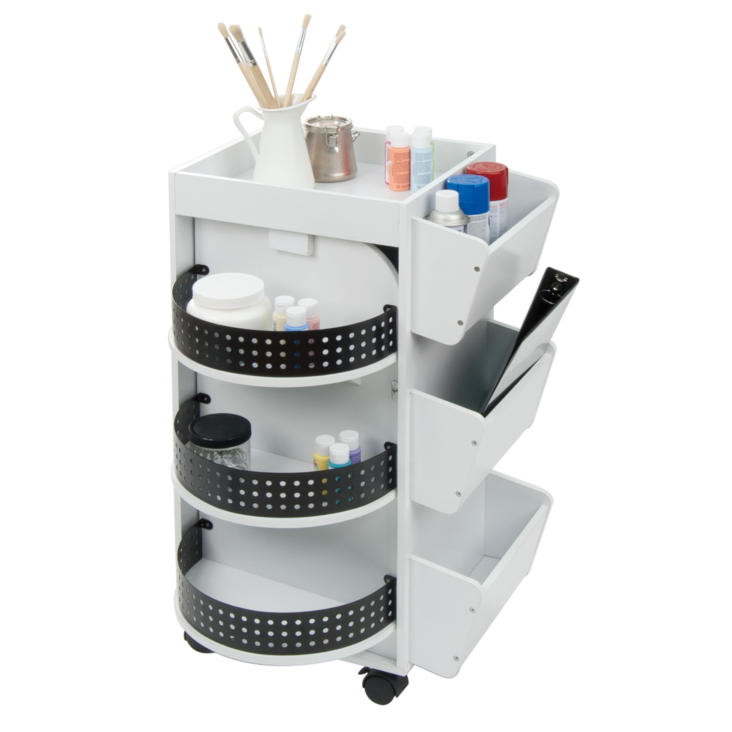 Studio Designs Swivel Organizer, White