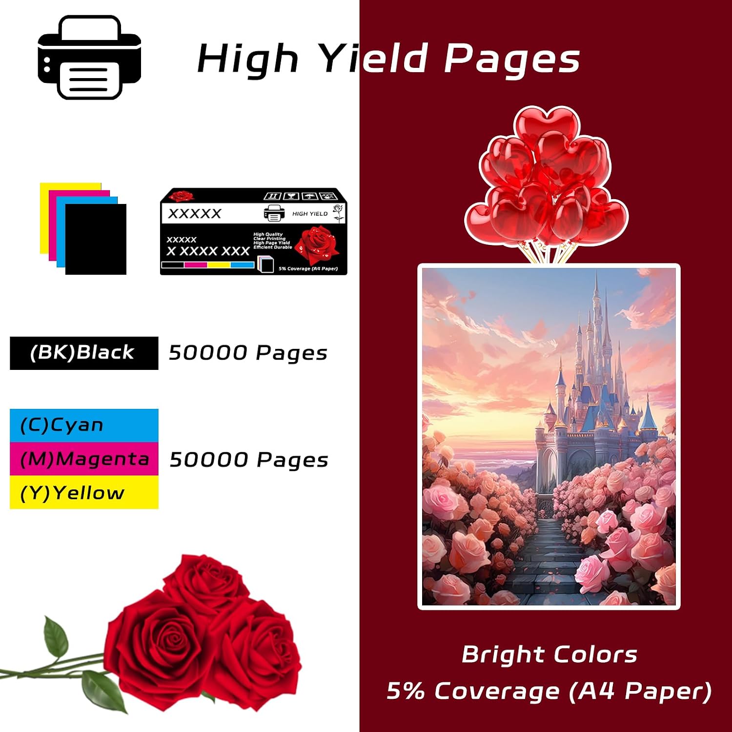 BU-300CL Transfer Belt Unit Compatible for Brother MFC-9460CDN MFC-9560CDW MFC-9970CDW Printers, with Chip, High Yield 50000 Pages, Clear Printing (2 Set)