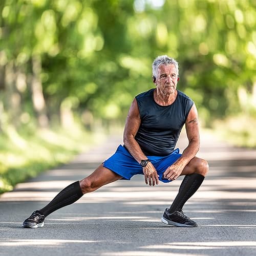 Miniatura 6 de FULLSOFT Calcetines de compresión graduados médicos de 30-40 mmHg para mujeres y hombres, calcetines de circulación hasta la rodilla, calcetines de