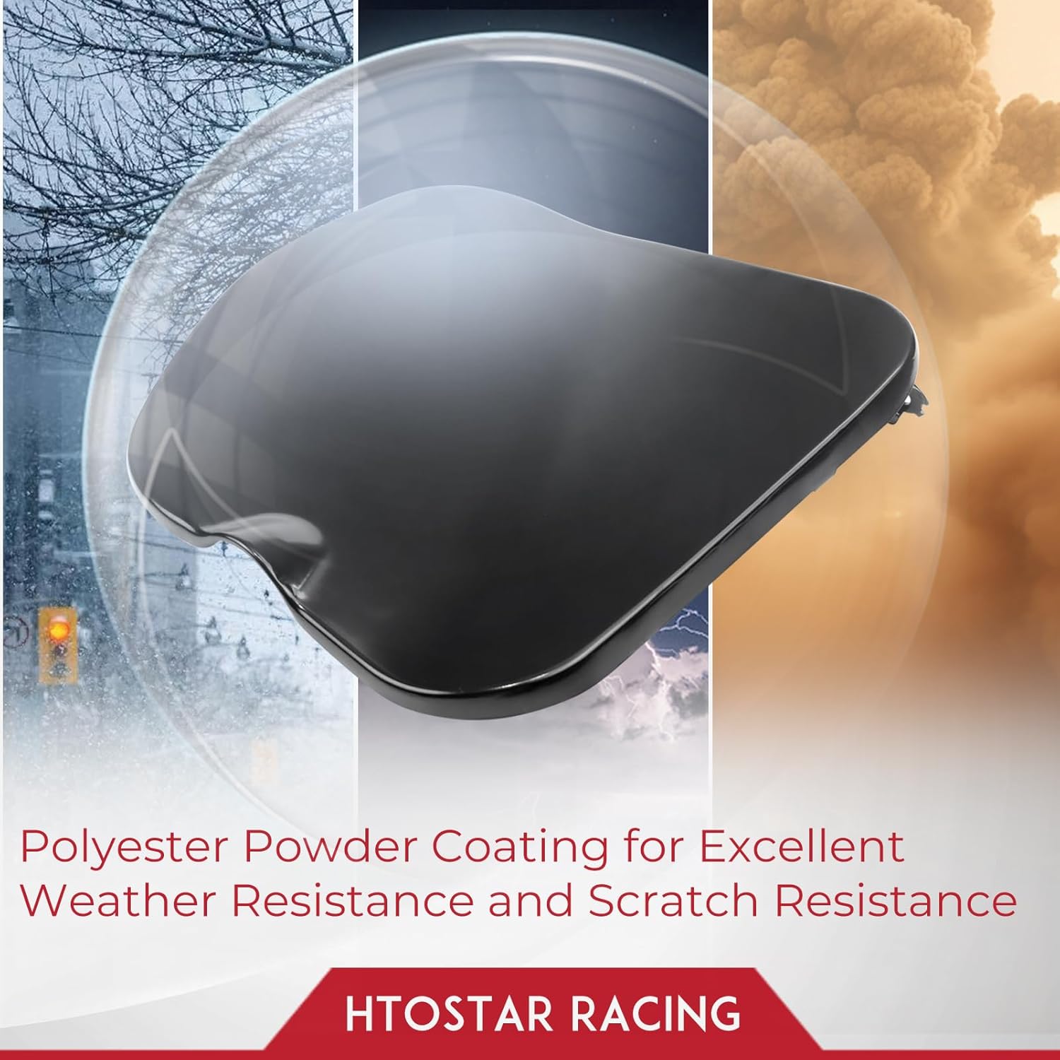 Fuel Filler Lid Gas Tank Door Cover Cap Compatible With Toyota Tacoma 2005-2015 Double Cab 5 Foot Short Bed Replace For 77305-04904