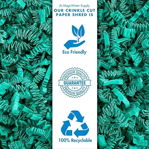 Miniatura 192 de MagicWater - Papel de corte arrugado para cestas de regalo, 2 libras, vainilla y oro, perfecto para relleno de papel triturado, relleno de cestas