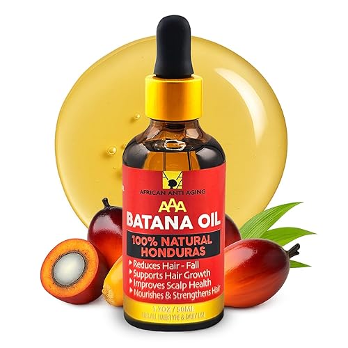 Aceite de batana de Honduras 100% natural AAA, apoya el crecimiento del cabello, repara el cabello dañado, hidrata el cuero cabelludo seco y la