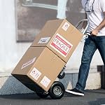 VEVOR Aluminum Hand Truck, 2 in 1, 800 lbs Load Capacity, Heavy Duty Industrial Convertible Folding Hand Truck and Dolly, Utility Cart Converts from Hand Truck to Platform Cart with Rubber Wheels
