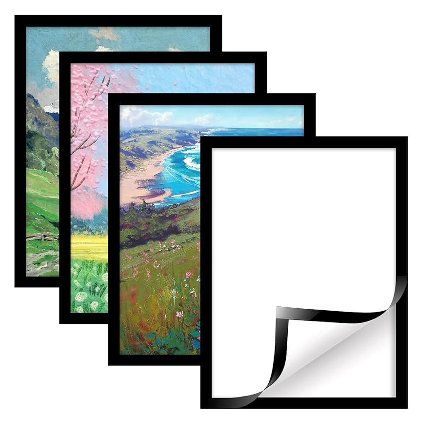 額縁　絵画 Amazon.co.jp: ダイヤモンドアート フォトフレーム 4枚 25 x 35