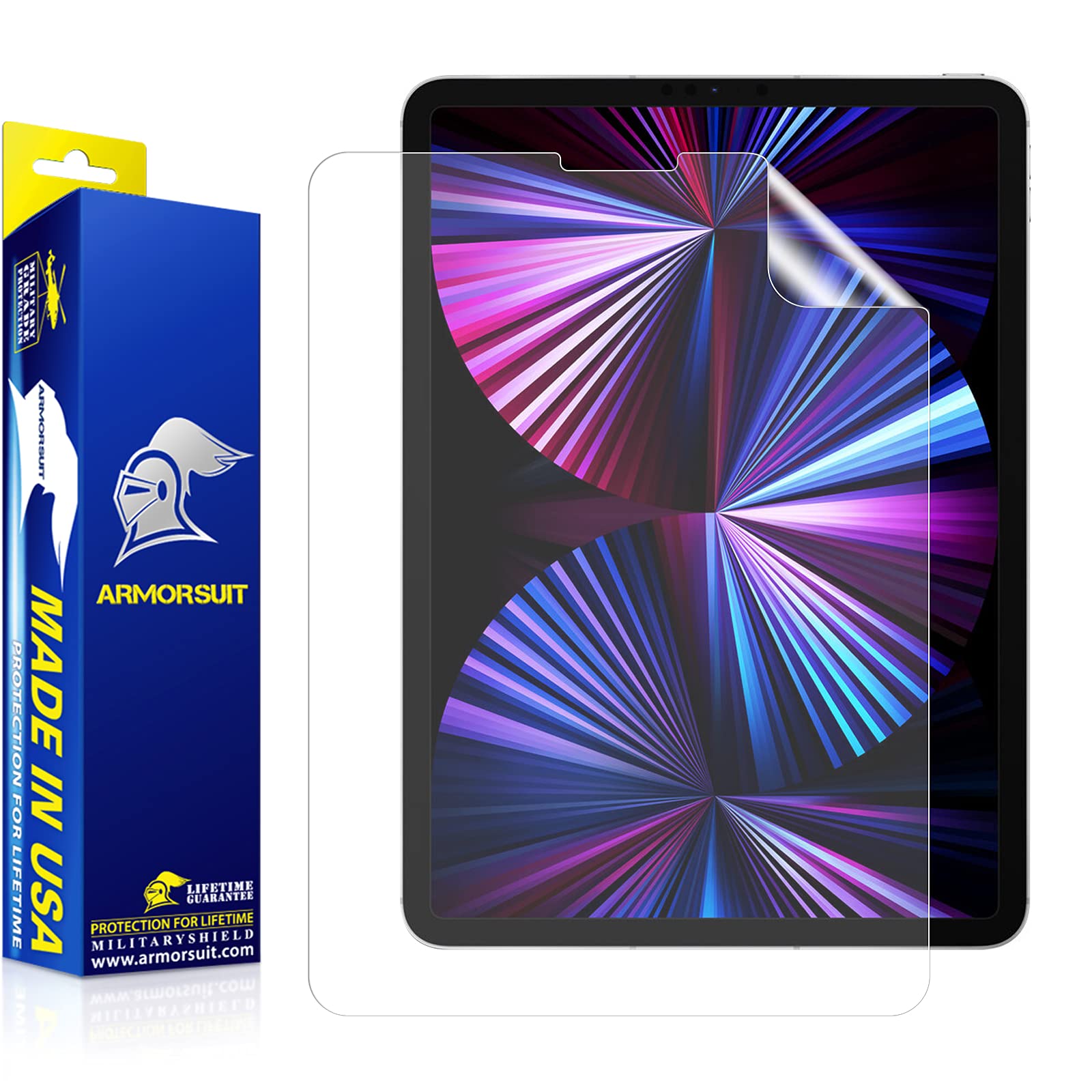 ArmorSuit 2 Pack Anti Glare Screen Protector for Apple iPad Pro 11 inch 3rd Generation (2021) MilitaryShield Matte Film - Made in USA