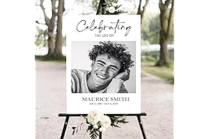 Personalized Funeral Cards Memorial with Photo