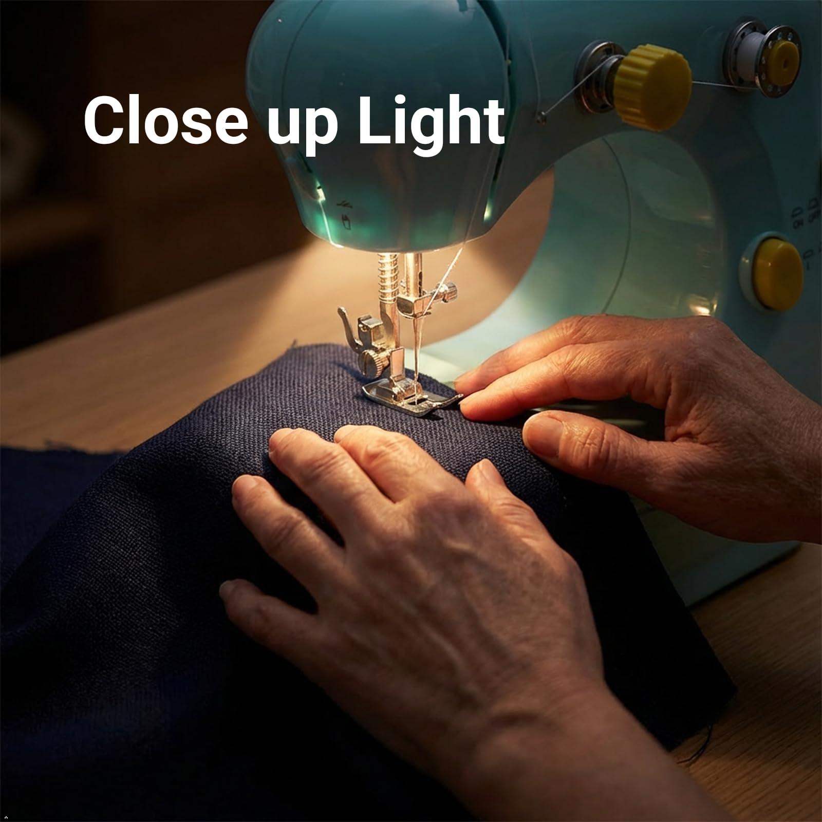 Máquina de coser para principiantes, mini máquina de coser eléctrica para reparación y manualidades, pequeña máquina de coser portátil de doble velocidad con juegos de costura completos, pedal y