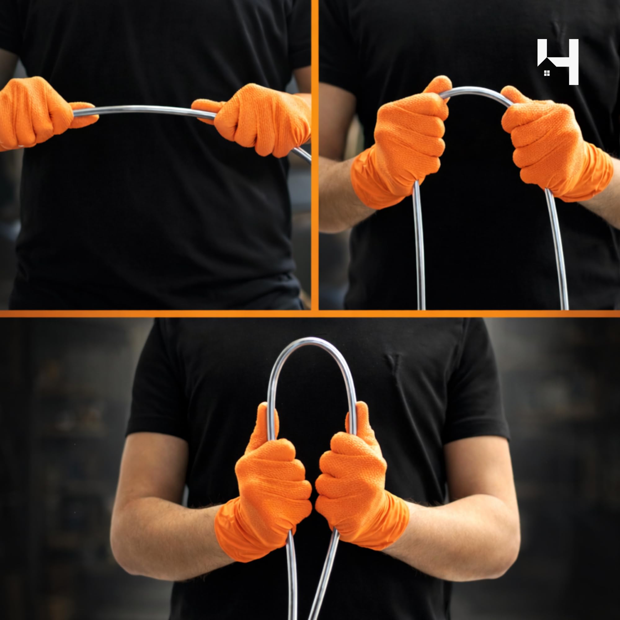 HausHeld® 100 metri di filo rotondo in alluminio fi 8 mm I filo di terra I protezione dai fulmini AlMgSi – al metro I leggero e flessibile