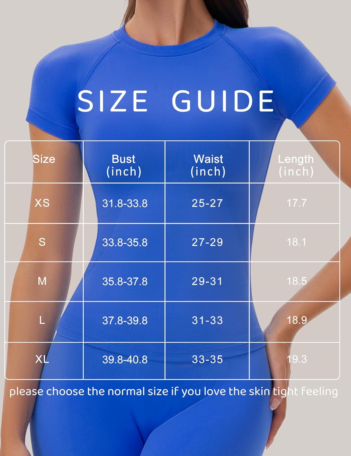 Gym Workout Tops for Women Short Sleeve Longline Athletic Tops Fitted Crew Neck Yoga Sports Compression T-Shirts - Image 6
