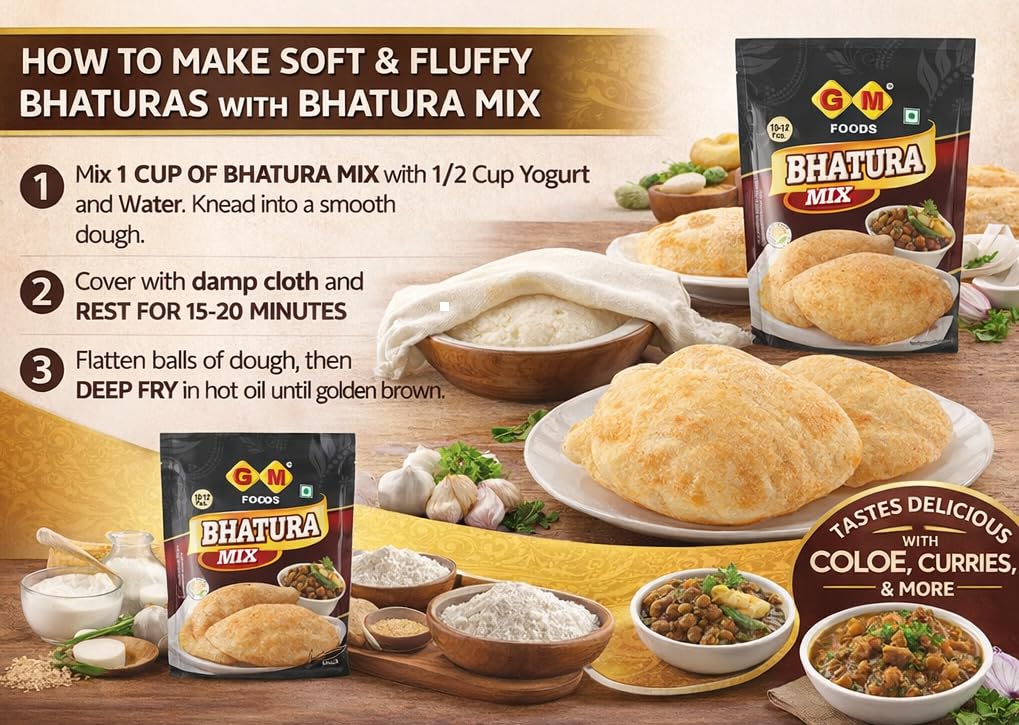 G M Foods Bhatura Mix - 500 GM