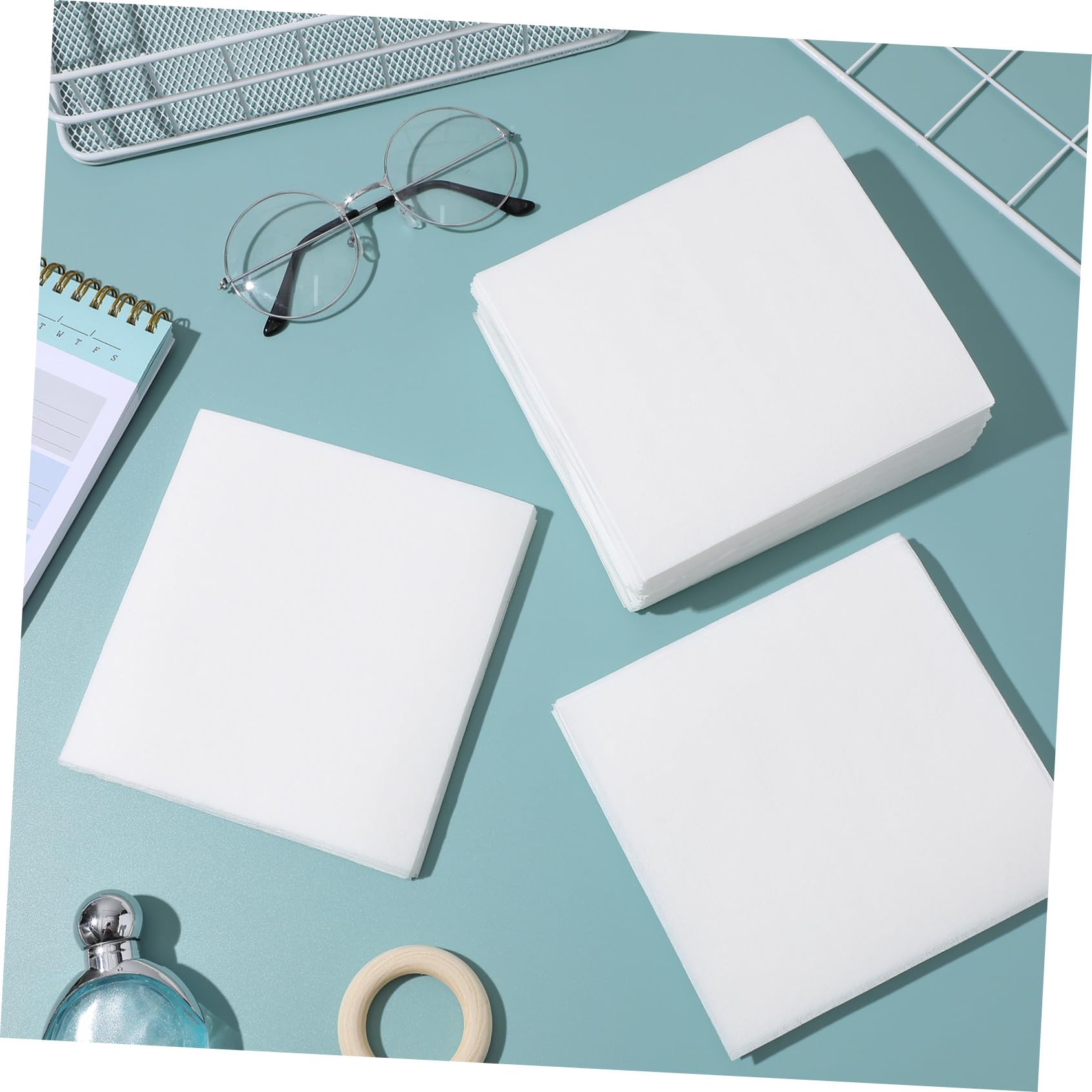 TOPBATHY Toallita Limpia Gafas sin Pelusa Polvo, 300 Piezas, para Laptops y Tvs, Limpieza de Pantalla Desechable para Hogar y Taller