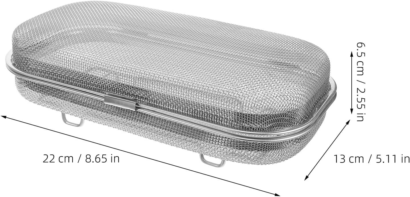 TEHAUX Dishwasher Baskets, Stainless Steel Mesh Drain for Small Items